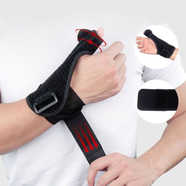 2 PCS Wrist Brace Sprain Fracture Tenosynovitis Thumb Steel Bar Support, Size: Free Size, Specification: Right Hand - Image 8