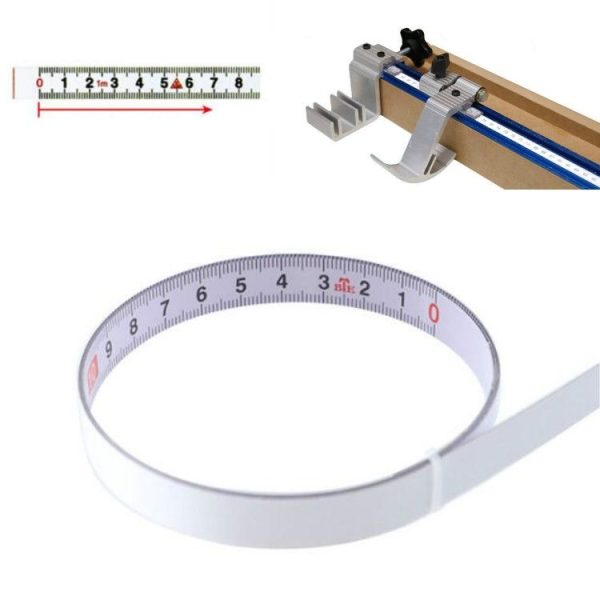 2m Sticky Scale Steel Ruler with Glue Scale Tape Measure Self-adhesive Ruler, Specification: Positive