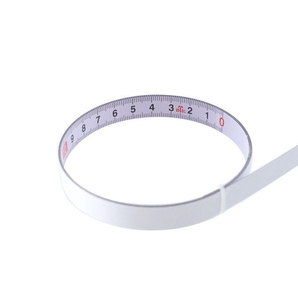 2m Sticky Scale Steel Ruler with Glue Scale Tape Measure Self-adhesive Ruler, Specification: Middle Point - Image 2