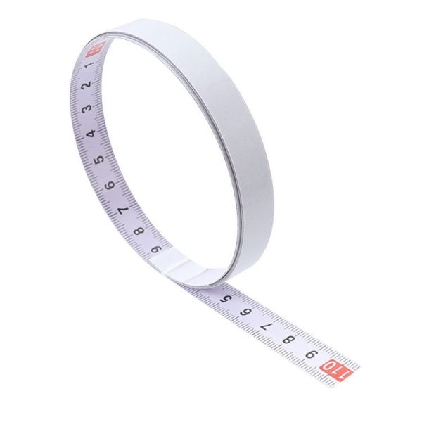 2m Sticky Scale Steel Ruler with Glue Scale Tape Measure Self-adhesive Ruler, Specification: Middle Point - Image 4
