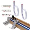 2m Sticky Scale Steel Ruler with Glue Scale Tape Measure Self-adhesive Ruler, Specification: Middle Point - Image 6