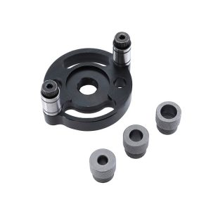 Woodworking Straight Hole Puncher Self-Centering Dowel Splicing Drilling Locator Woodworking Drilling Tool, Style: Black