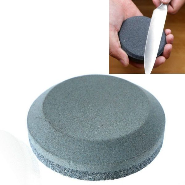 Double-Sided Whetstone Kitchen Knives Round Knife Sharpener, Style: A