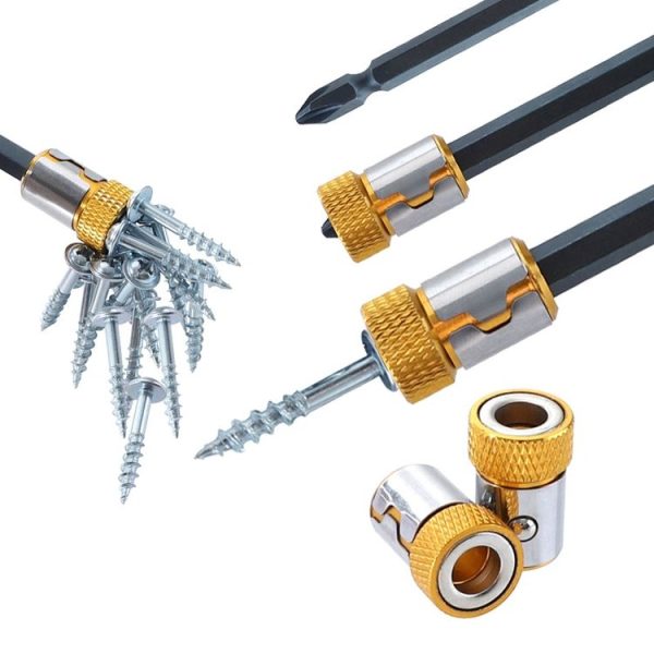 10 PCS Bit Magnetic Ring Screwdriver Bit with Magnetic Universal Steel Sleeve, Color Random Delivery - Image 6