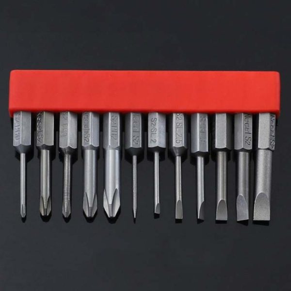 12 PCS / Set Screwdriver Bit With Magnetic S2 Alloy Steel Electric Screwdriver, Specification: 2