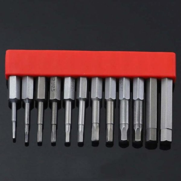 12 PCS / Set Screwdriver Bit With Magnetic S2 Alloy Steel Electric Screwdriver, Specification: 4