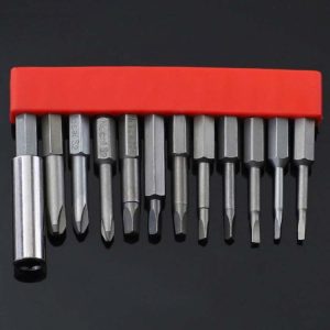 12 PCS / Set Screwdriver Bit With Magnetic S2 Alloy Steel Electric Screwdriver, Specification: 5