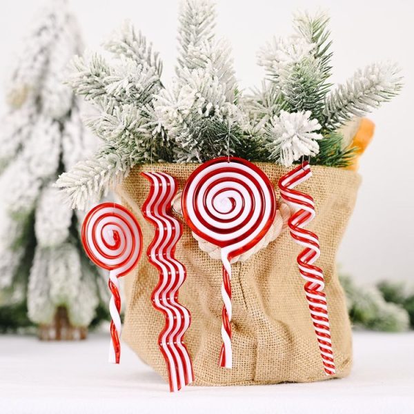 Christmas Decorations Simulation Candy Christmas Tree Ornaments, Specification: Candy Roll - Image 3