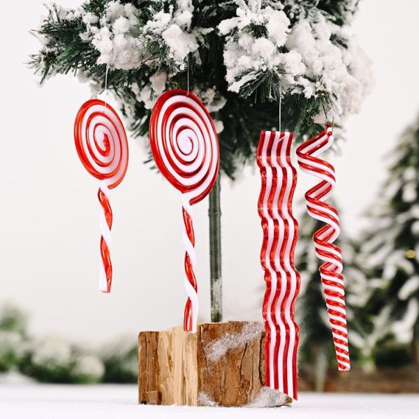 Christmas Decorations Simulation Candy Christmas Tree Ornaments, Specification: Candy Roll - Image 4