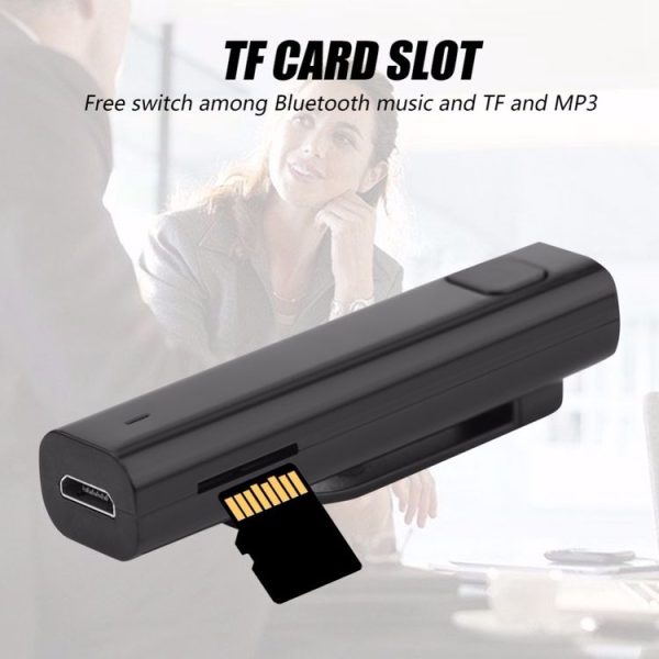 Bluetooth Receiver Smart Headphone Voice Translator 26 Multi-language Travel Business TF Card Voice Text Interpreter Earphone (Black) - Image 4