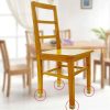 4pcs Square Chair Leg Caps PVC Feet Protector Pads Furniture Table Covers, Size: 30-35mm - Image 6