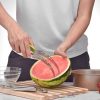 3 in 1 Creative Kitchen Small Tool Watermelon Cut Double Headed Ball Digging Device Fruit Carving Knife Three Sets - Image 5