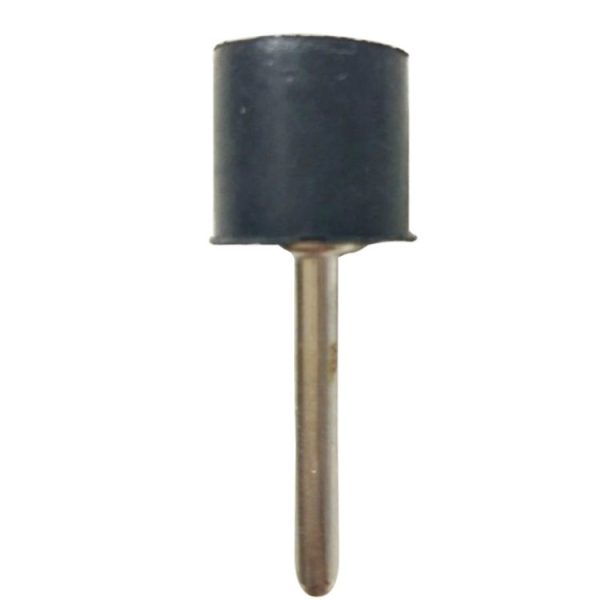 6 PCS Rubber Wheel Connecting Rod Sandpaper Ring Fixing Rod, Without Sandpaper Ring, Rubber Rod Diameter: 12.7MM, Shank Diameter: 3.15MM - Image 2