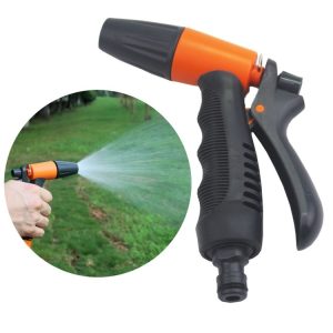 Garden Watering And Flower Cleaning Car Wash Hose Nozzle Sprinkler (Orange)