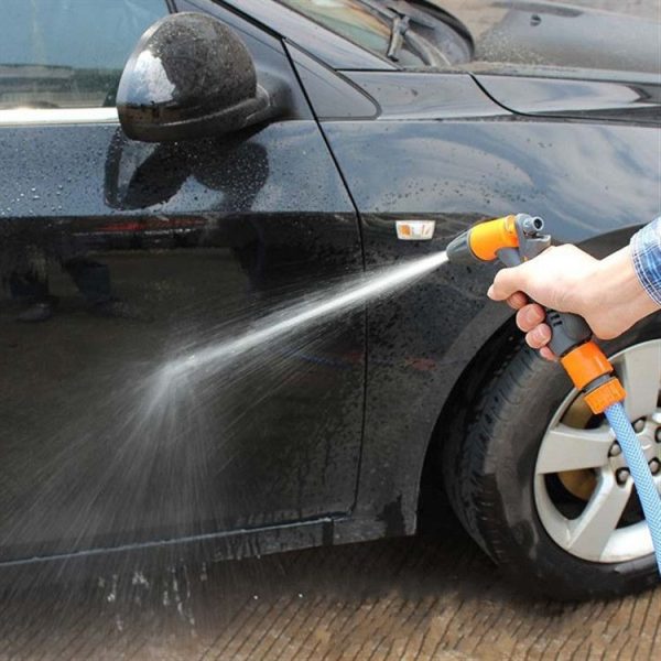 Garden Watering And Flower Cleaning Car Wash Hose Nozzle Sprinkler (Orange) - Image 8