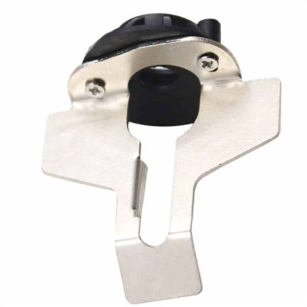 Outdoor Garden Sharpening Attachment Sawtooth Grinding Tool Electric Grinder (Black plastic + silver) - Image 5