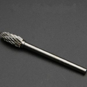 3x6MM Tungsten Steel Carbide Rotary Grinding Head Boring Cutter, Style: No. 5 curved round head