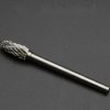 3x6MM Tungsten Steel Carbide Rotary Grinding Head Boring Cutter, Style: No. 5 curved round head - Image 2