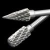 3x6MM Tungsten Steel Carbide Rotary Grinding Head Boring Cutter, Style: No. 5 curved round head - Image 4