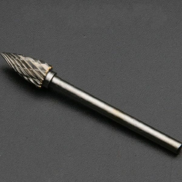 3x6MM Tungsten Steel Carbide Rotary Grinding Head Boring Cutter, Style: No. 6 curved tip - Image 2