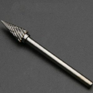 3x6MM Tungsten Steel Carbide Rotary Grinding Head Boring Cutter, Style: NO.9 point tapered tip