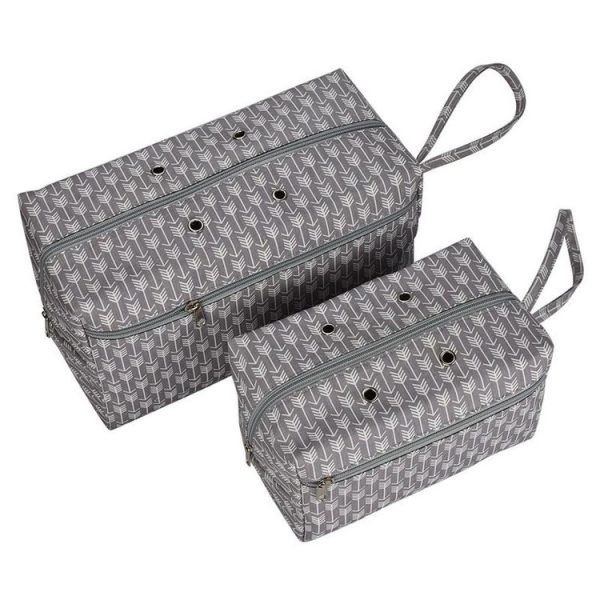 Portable Crochet Tools Wool Collection Bag Yarn Storage Handbag, Size: Small And Large - Image 2