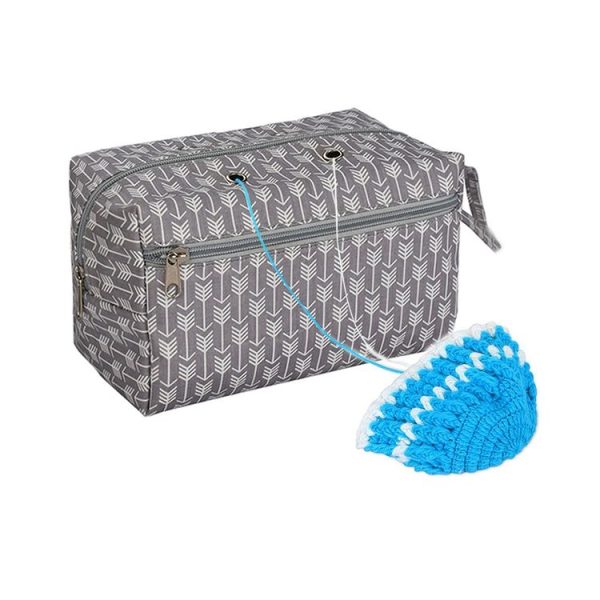Portable Crochet Tools Wool Collection Bag Yarn Storage Handbag, Size: Small And Large - Image 4