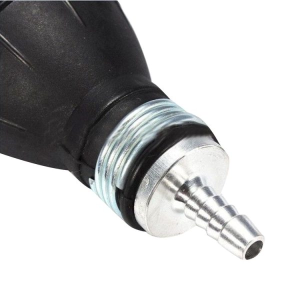 Universal Car Boat Motor Motorcycle Gasoline Pump Spherical Rubber Manual Fuel Pump, Size: 12mm (Black) - Image 3