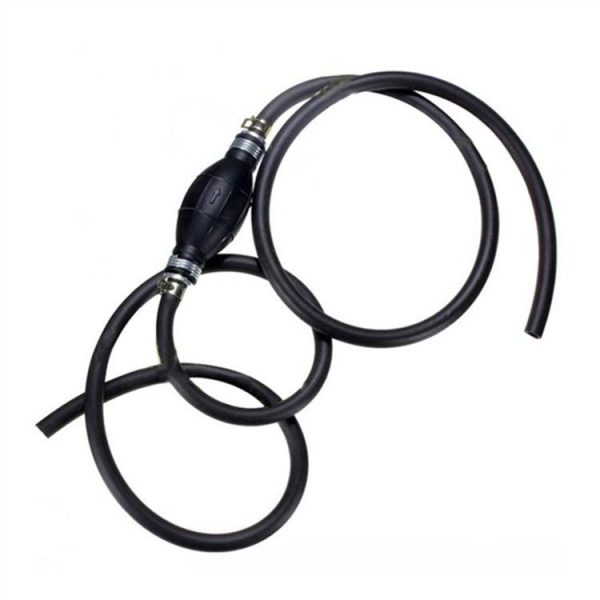 Universal Car Boat Motor Motorcycle Gasoline Pump Spherical Rubber Manual Fuel Pump, Size: 12mm (Black) - Image 6