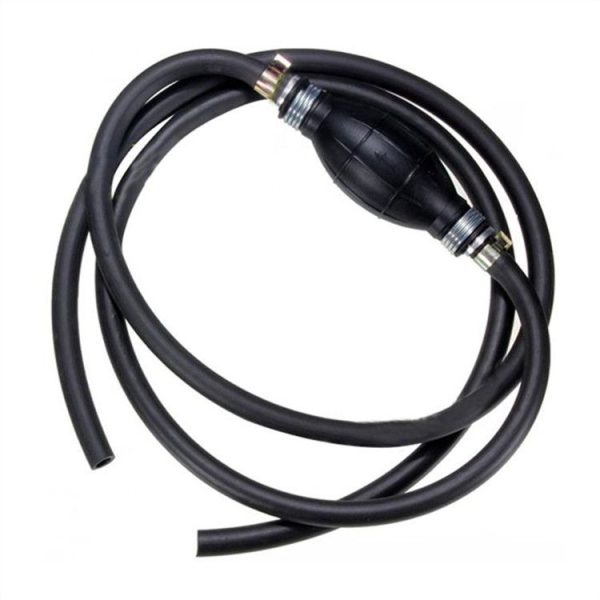 Universal Car Boat Motor Motorcycle Gasoline Pump Spherical Rubber Manual Fuel Pump, Size: 12mm (Black) - Image 7