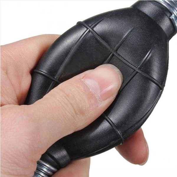Universal Car Boat Motor Motorcycle Gasoline Pump Spherical Rubber Manual Fuel Pump, Size: 12mm (Black) - Image 8