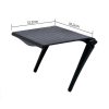 2 PCS Office Desk Storage Holder Computer Display Shelf (Black) - Image 2