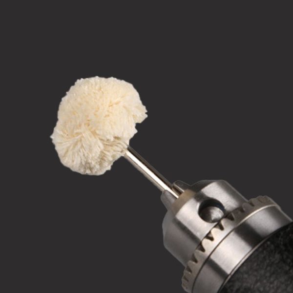 10 PCS / Set Wool Polishing Head Wool Polishing Wheel Electric Grinder Accessories - Image 4