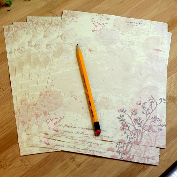 2 Sets Retro Romantic Flower Envelope Creative Stationery Style, Random Color Delivery - Image 3