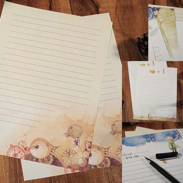 2 Sets Cartoon Fairy Princes Retro Painting Stationery Writing Paper Stationery - Image 4