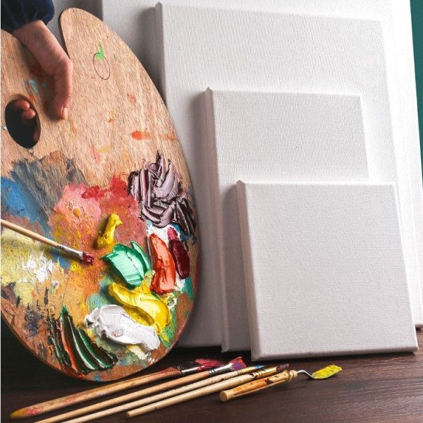 Cotton Wood Frame Canvas Oil Painting Frame 20x20cm - Image 3