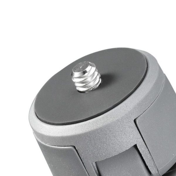 Ulanzi MT-10 Mini Desktop Tripod Mount Adapter Stand Gimbals Tripod for Pocket3 / DJI OSMO Mobile 3 / OSMO Pocket / Zhiyun Smooth 4 / Moza Mini S (Grey) - Image 3