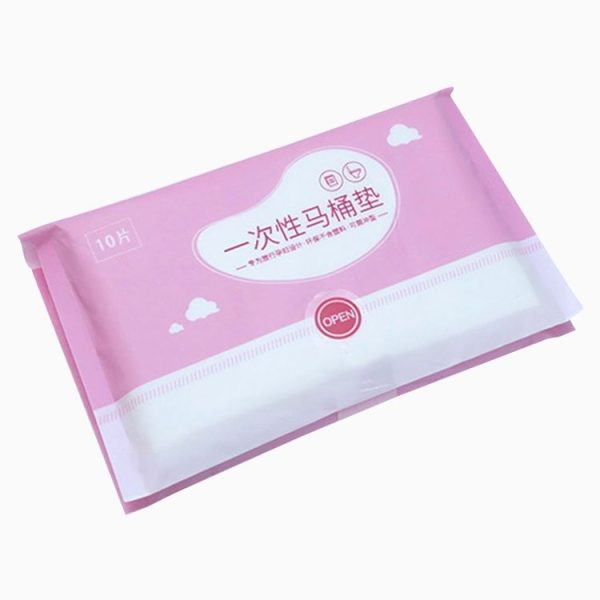 2 PCS Disposable Antibacterial Dissolved Water Maternal Toilet Seat - Image 2