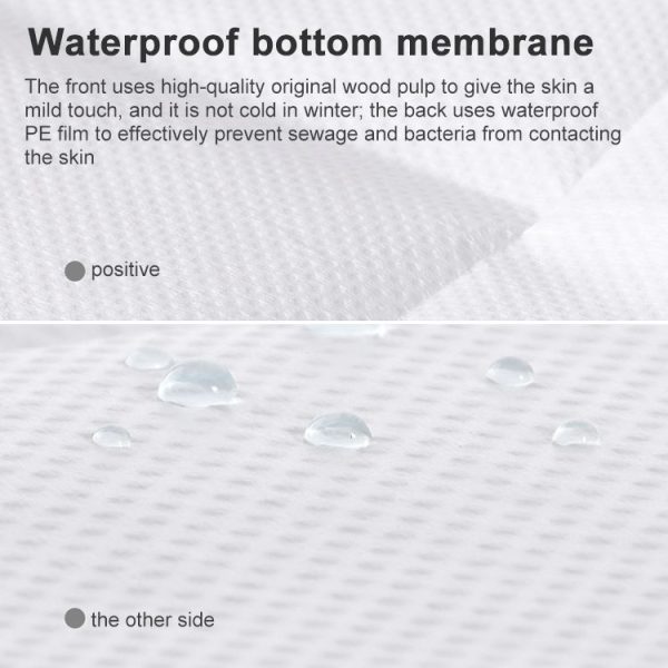 2 PCS Disposable Antibacterial Dissolved Water Maternal Toilet Seat - Image 7