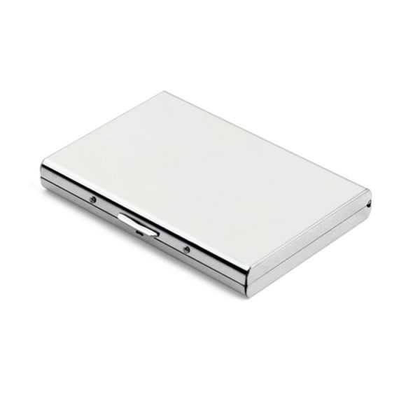 Stainless Steel Ultra-thin Protection Travel Card Bag Metal Card Box, Color: Black - Image 4