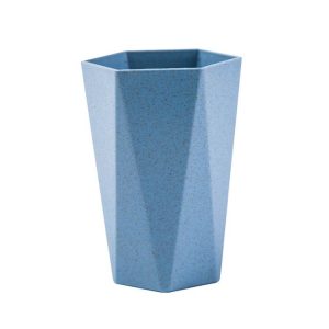 Creative Geometric Rhombus Toothbrushing Cup Home Couple Mouthwash Cup, Capacity: 201-300ml (Blue)