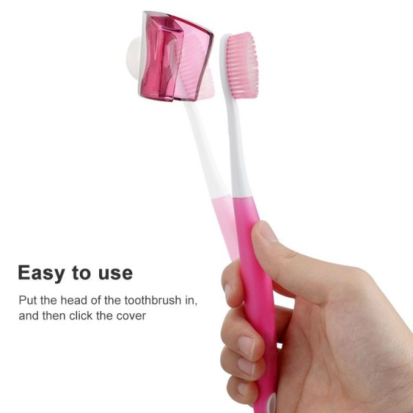 3 in 1 Creative Suction Cup Toothbrush Dust Cover - Image 4