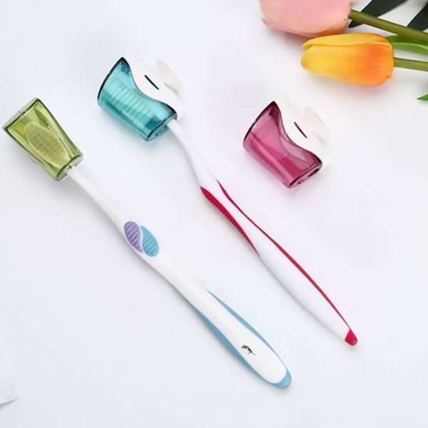 3 in 1 Creative Suction Cup Toothbrush Dust Cover - Image 7