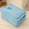 Waterproof Shoes Bag Pouch Storage Travel Bag Portable Shoes Organizer (Light Blue) - Image 2