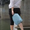Waterproof Shoes Bag Pouch Storage Travel Bag Portable Shoes Organizer (Light Blue) - Image 4