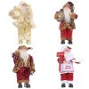 Christmas Decoration Standing Santa Claus Doll Christmas Backpack Old Man Doll Ornaments, Specification: Gift - Image 2