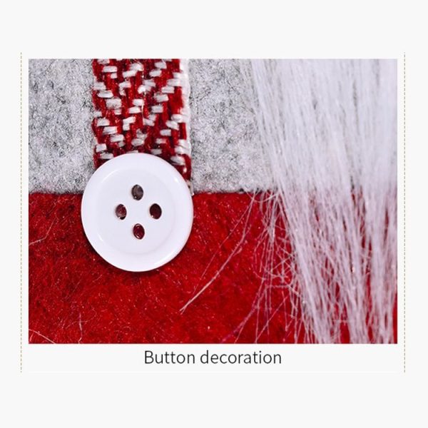 Christmas Decorations Striped Hat Forest Old Man Side Hug Curtain Door Curtain Buckle (Long Beard) - Image 5