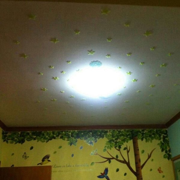 100PC Kids Bedroom Glow Wall Stickers Stars (multicolor) - Image 6