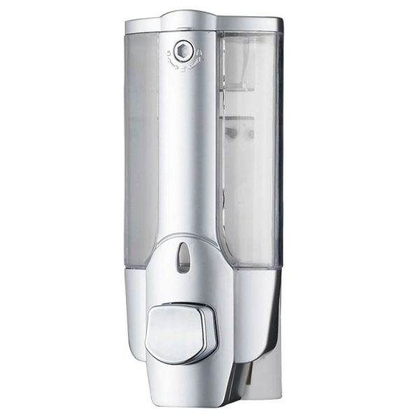 Wall-mounted Plastic Manual Single-head Soap Box Hotel Soap Dispenser, Style: Plating - Image 2