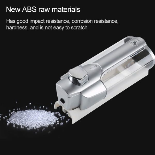 Wall-mounted Plastic Manual Single-head Soap Box Hotel Soap Dispenser, Style: Plating - Image 7